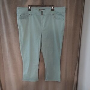 Torrid 22 Mint Ankle Jeans